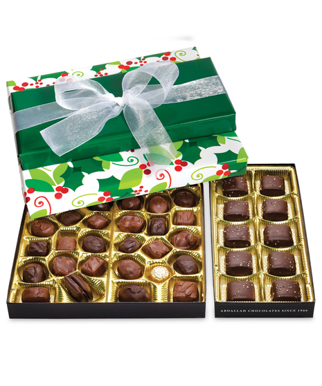 Holiday 2 Tier Assortment Chocolates/Nuts