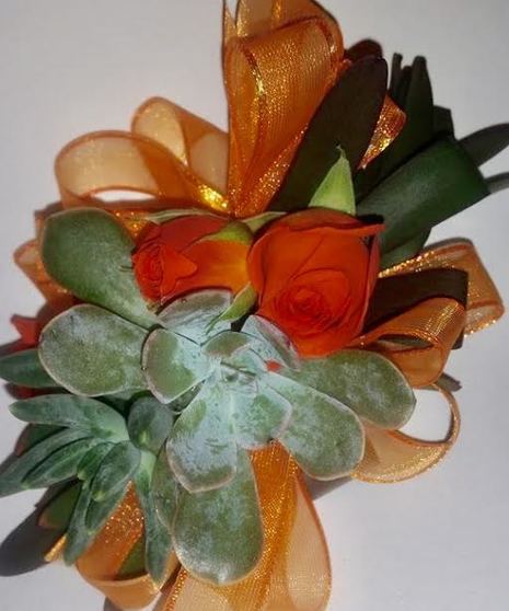 Succulent Corsage